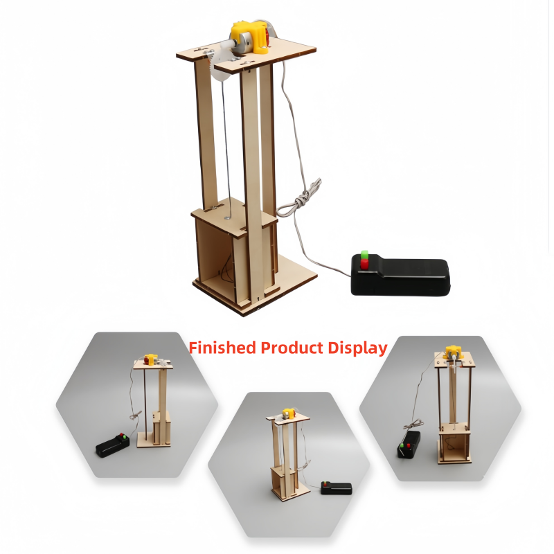Kids Education Yes - DIY Electric Remote Control Lift Elevator