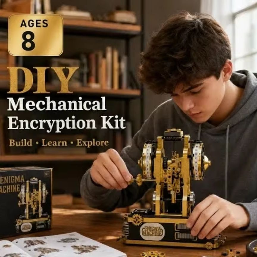 Enigma Machine Building Blocks - Kids Education Yes ulasan dan harga