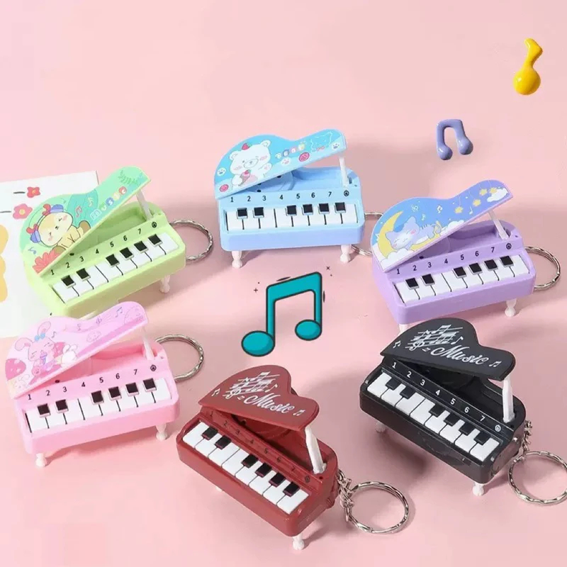 Cute Mini Desktop Piano Keycha - Kids Education Music ulasan dan harga