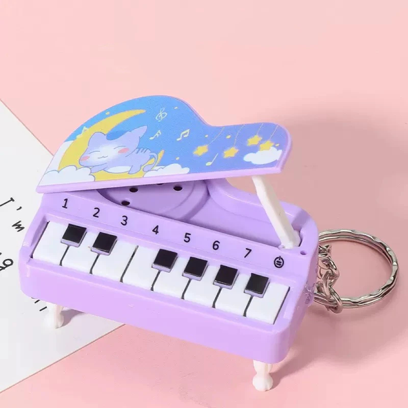 Cute Mini Desktop Piano Keycha - Kids Education Music ulasan dan harga