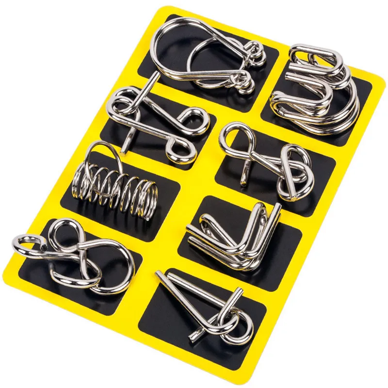 8PCS/Set Metal Montessori Wire - Kids Education App ulasan dan harga