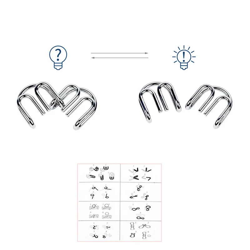 8PCS/Set Metal Montessori Wire - Kids Education App ulasan dan harga