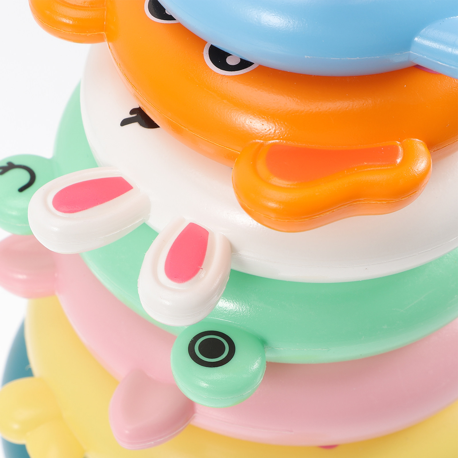 1Set Rainbow Ring Stacking Gam - Kids Education Design ulasan dan harga