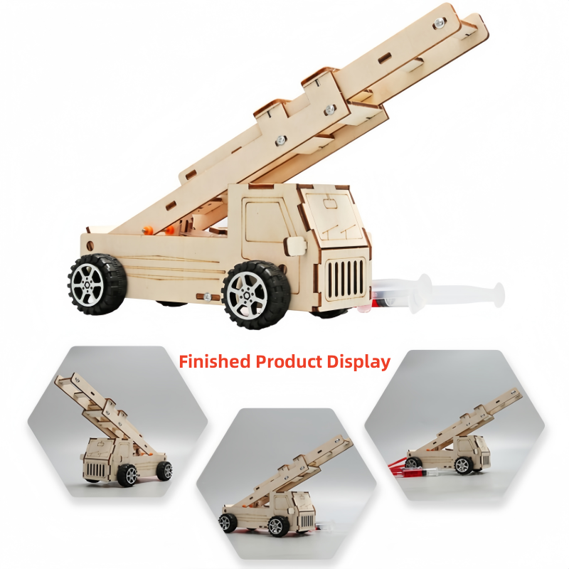DIY Wood Ladder Fire Truck Mod - Kids Education Yes ulasan dan harga