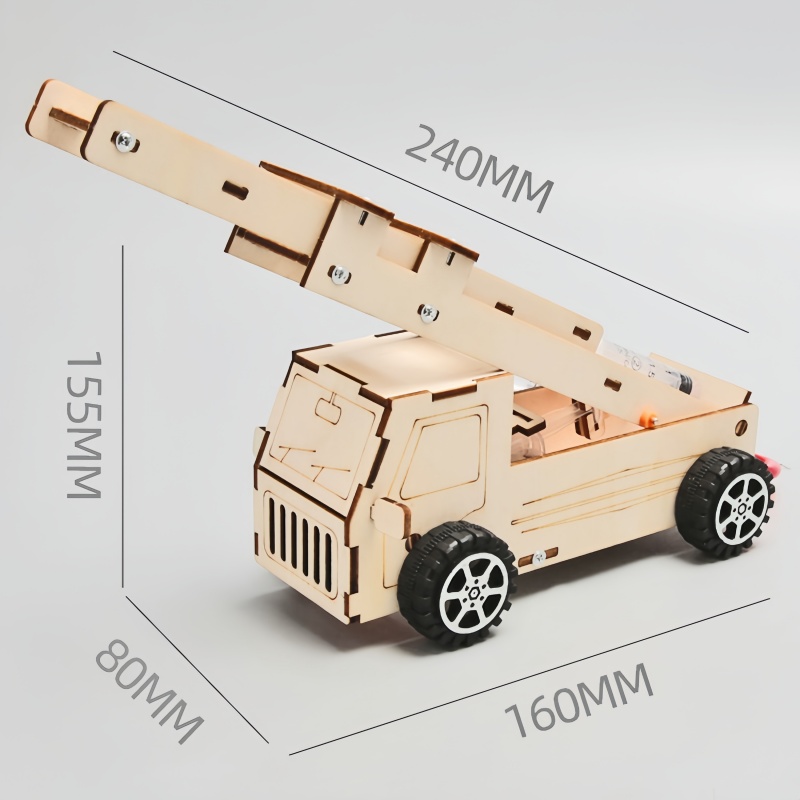 DIY Wood Ladder Fire Truck Mod - Kids Education Yes ulasan dan harga