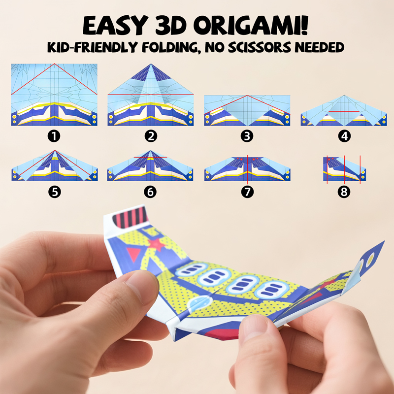 36 Sheets Paper Airplane Origa - Kids Education App ulasan dan harga