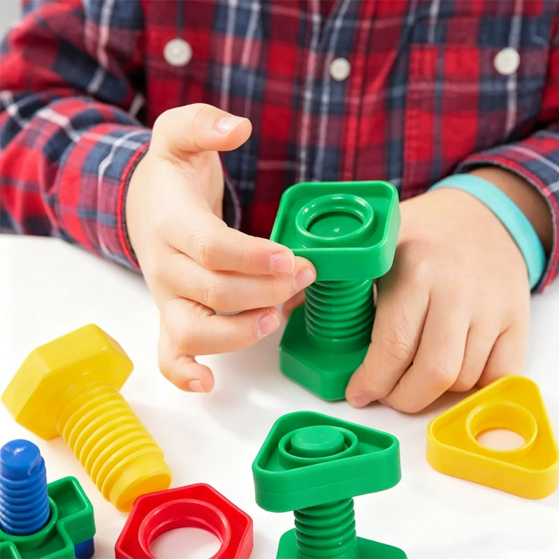 20/10Pair Plastic Jumbo Nuts A - Kids Education Yes ulasan dan harga