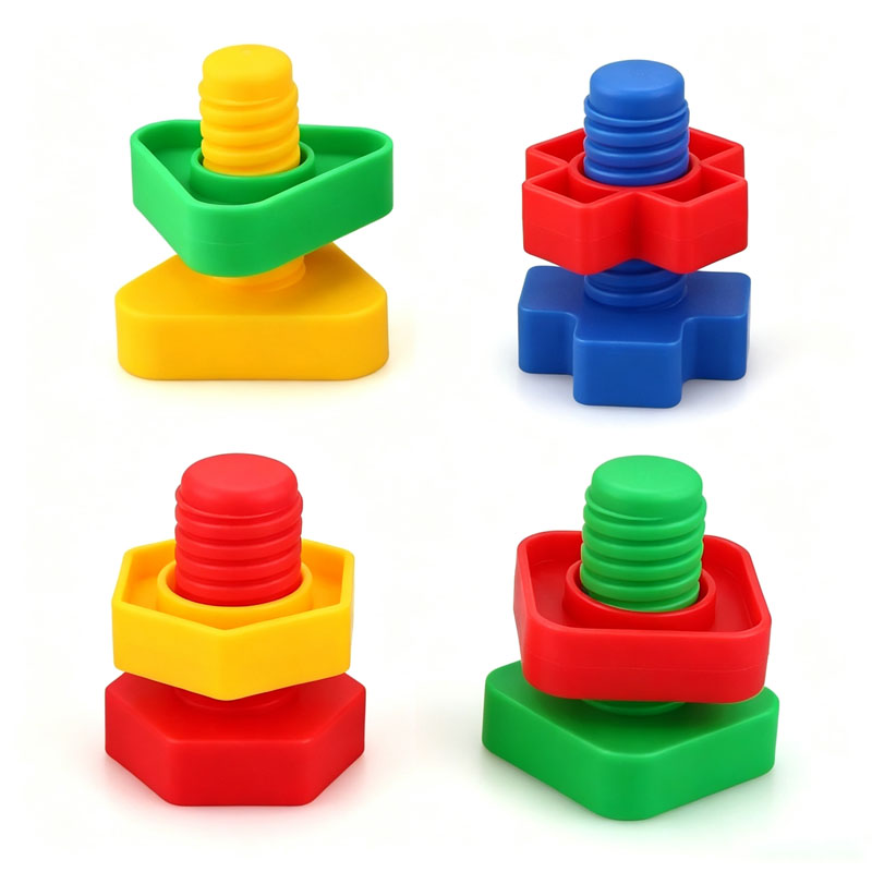20/10Pair Plastic Jumbo Nuts A - Kids Education Yes ulasan dan harga
