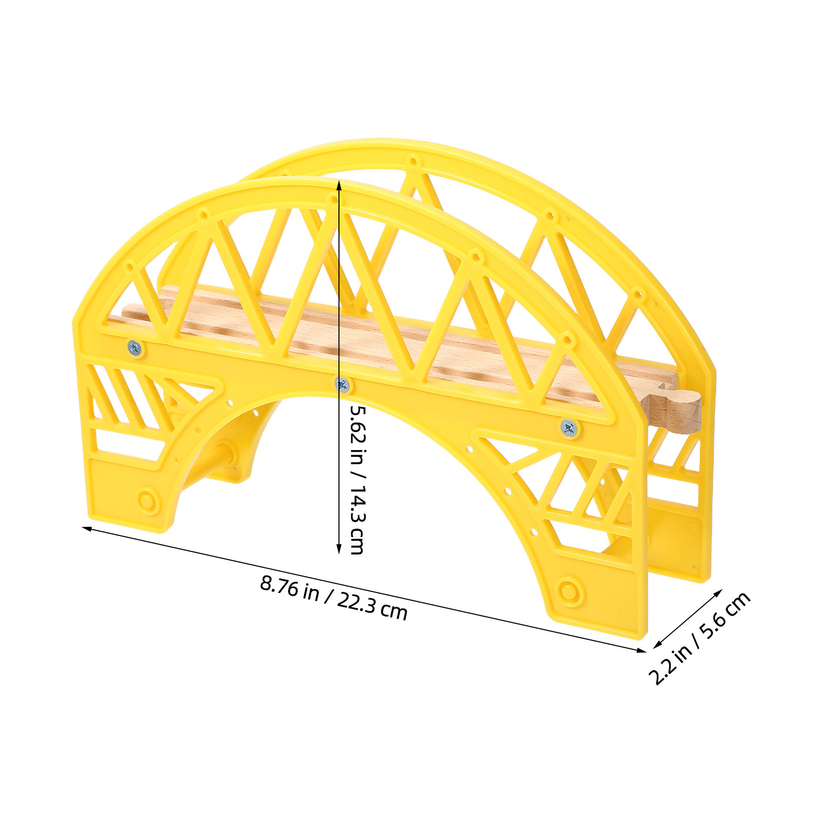 Wood Train Track Bridge Arch D - Kids Education Design ulasan dan harga