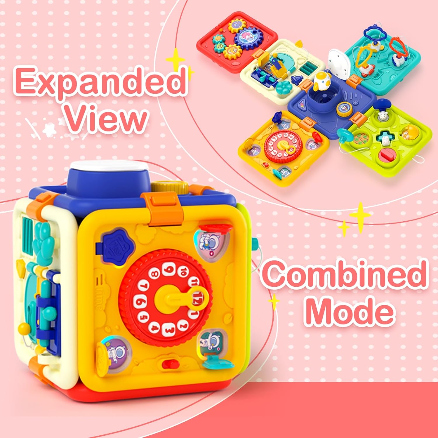 1Pc 6-in-1 Montessori Busy Boa - Kids Education Yes ulasan dan harga