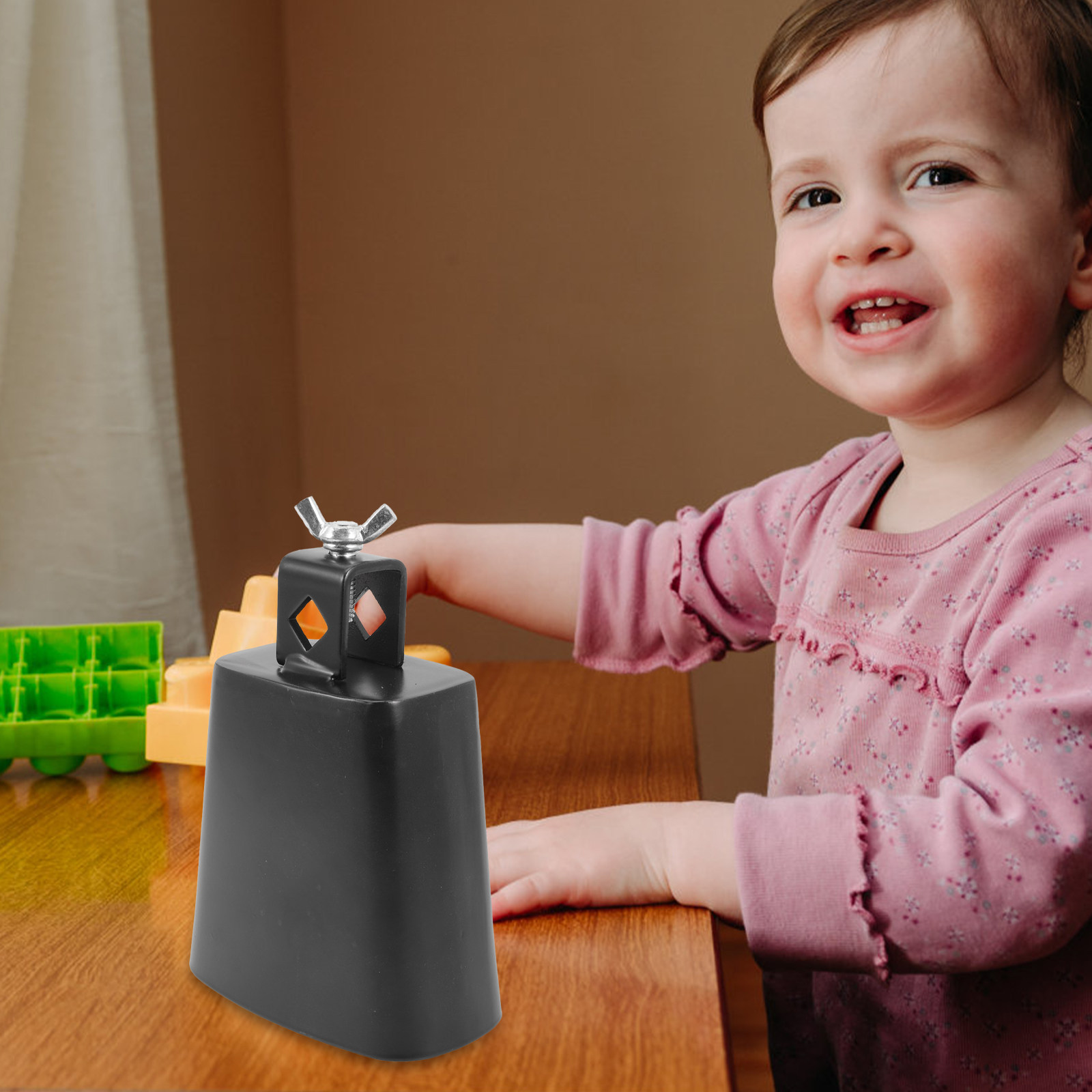 1Set Cowbell Teaching Aid Meta - Kids Education Music ulasan dan harga