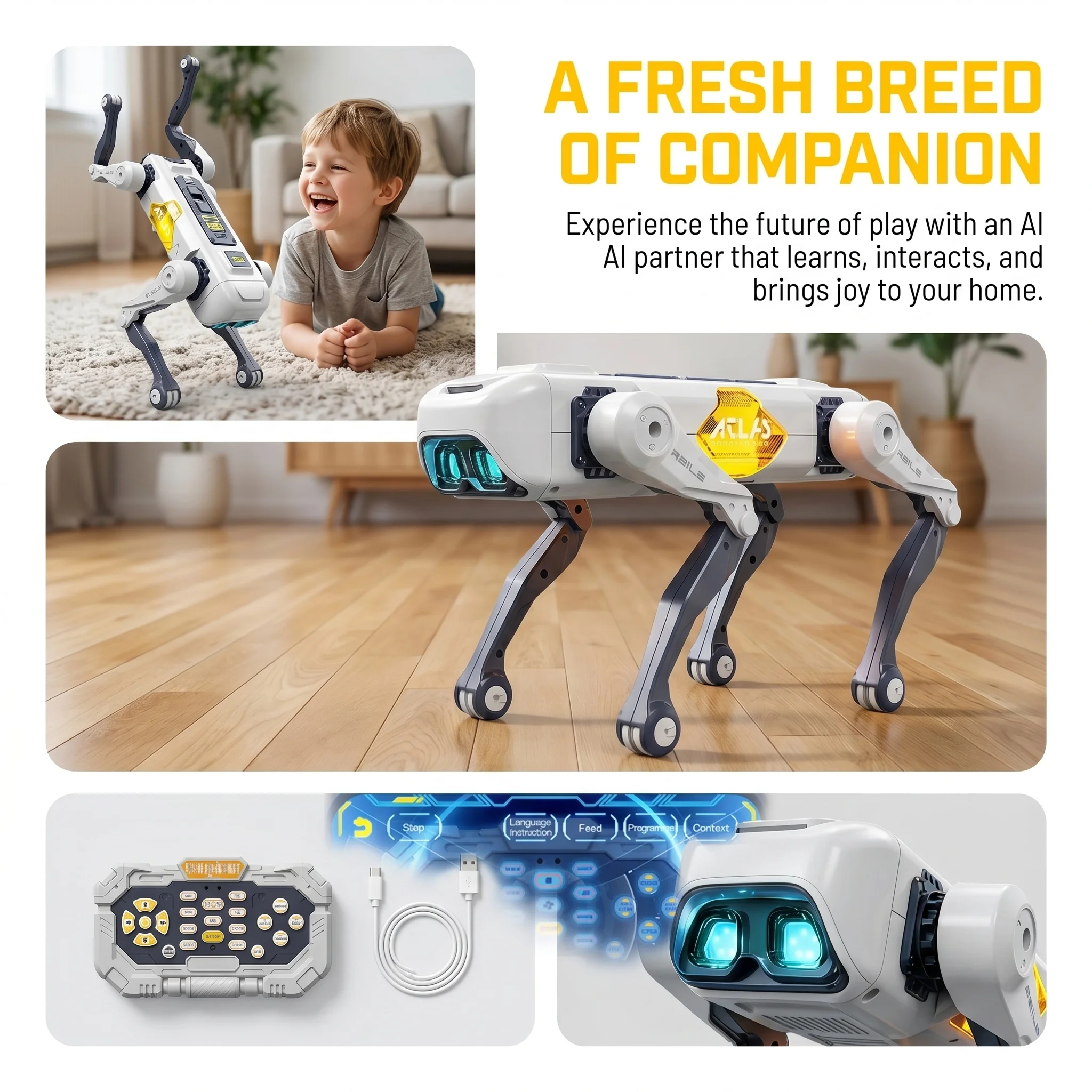 AI Smart Robot Dog, Voice & AP - Kids Education App ulasan dan harga